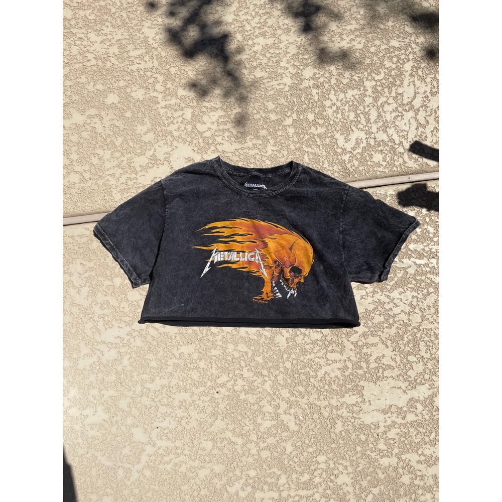Metallica Urban Outfitters Crop Top Shirt